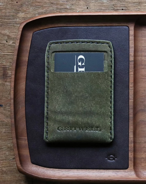 Woodruff Wallet + Distressed Olive