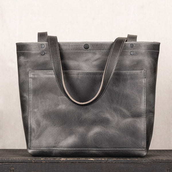 Finley Tote + Distressed Grey