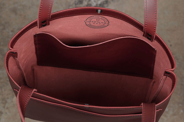 Finley Tote + Oxblood