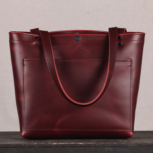 Finley Tote + Oxblood